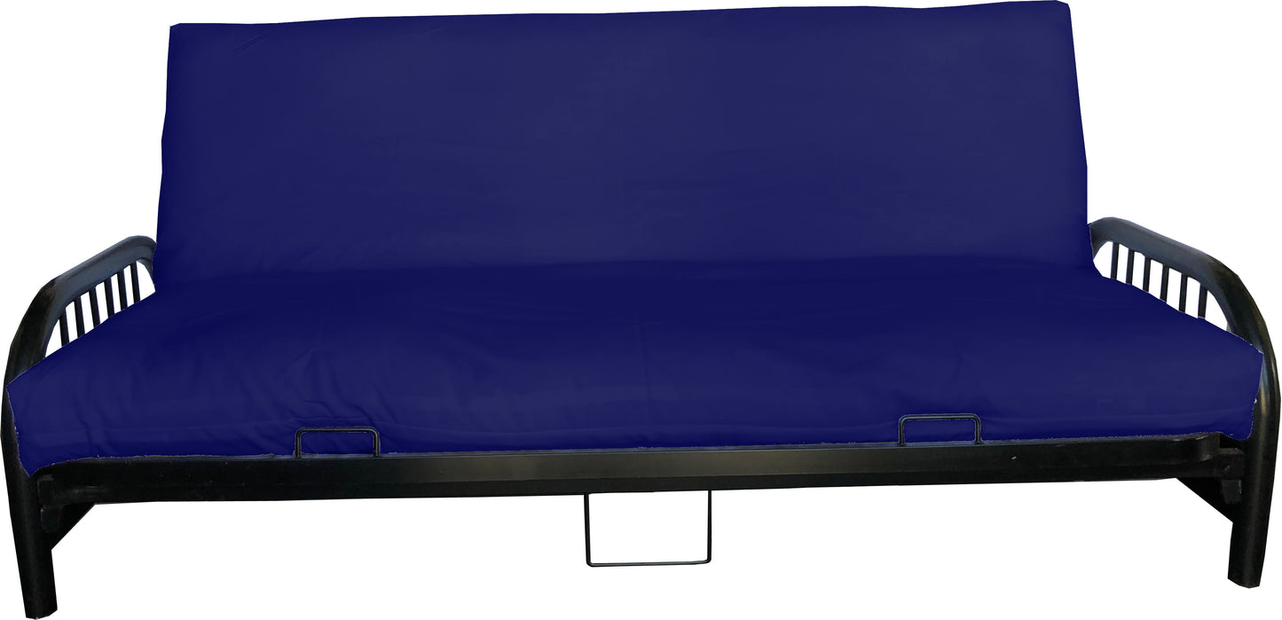 Futon Mattress Covers, Slipcovers, Bed Covering Protector, Solid Colors, 100% Polyester Poplin
