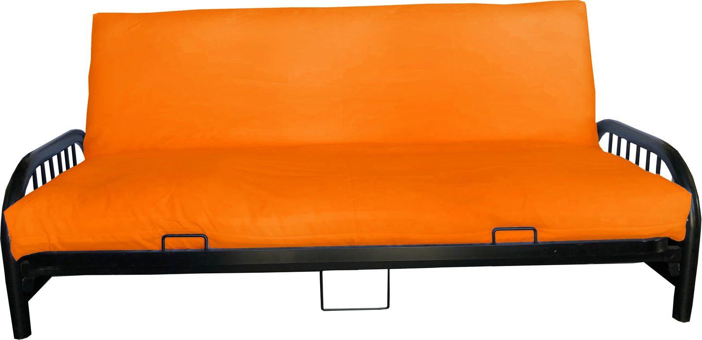 Futon Mattress Covers, Slipcovers, Bed Covering Protector, Solid Colors, 100% Polyester Poplin