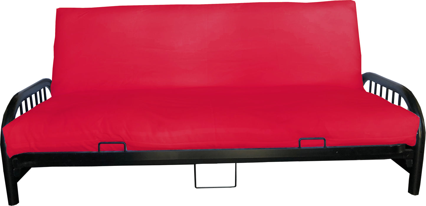 Futon Mattress Covers, Slipcovers, Bed Covering Protector, Solid Colors, 100% Polyester Poplin