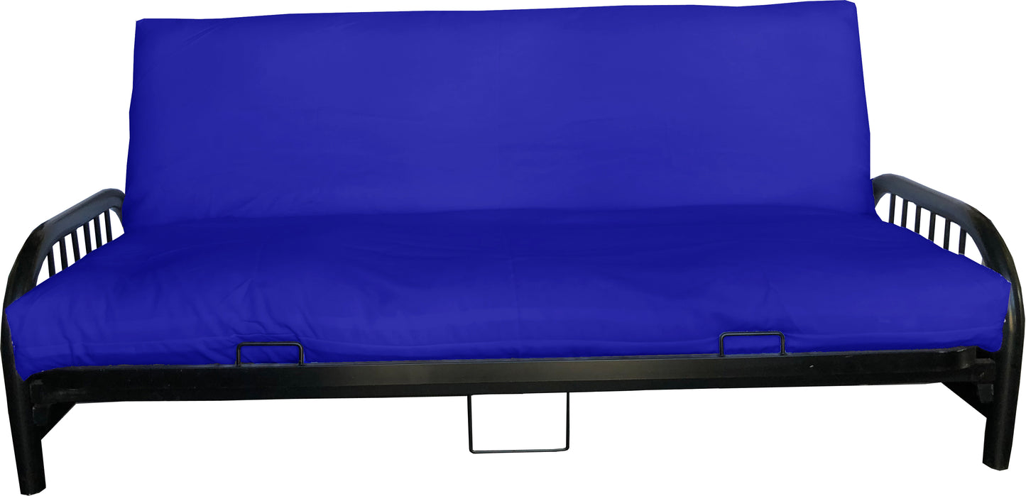 Futon Mattress Covers, Slipcovers, Bed Covering Protector, Solid Colors, 100% Polyester Poplin