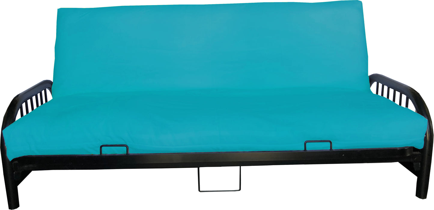 Futon Mattress Covers, Slipcovers, Bed Covering Protector, Solid Colors, 100% Polyester Poplin