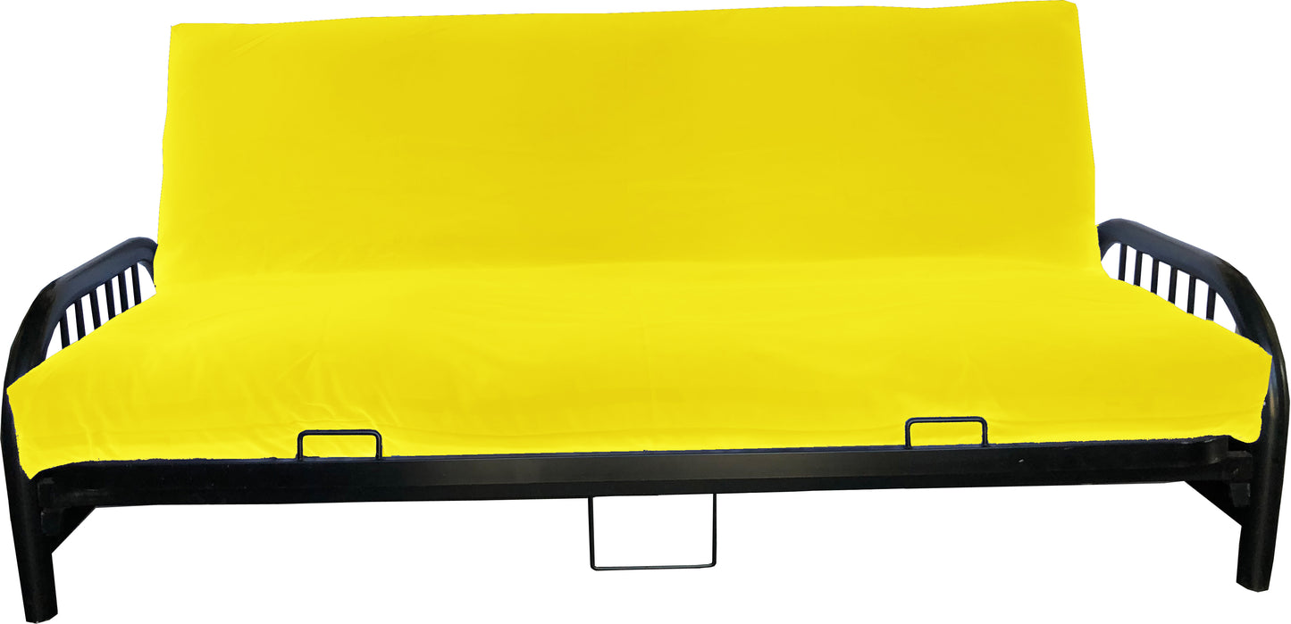 Futon Mattress Covers, Slipcovers, Bed Covering Protector, Solid Colors, 100% Polyester Poplin