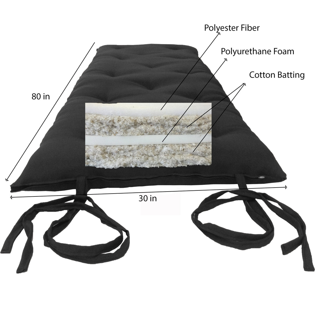 About Cotton Mat - Traditional Japanese Floor Rolling Futon Mattress
