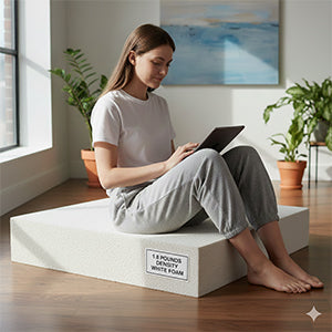 medium firm foam cushion block seat
