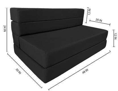 Folding Mattress, Bed, Studio Sofa Bed, RV Mattress, Chair Lounger, 6 x 48 x 80