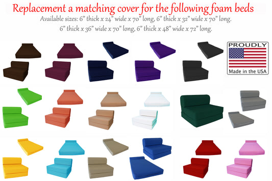 Matching Covers For Sleeper Chair Folding Foam Beds