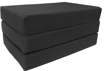 Tri Fold Foam Beds, Shikibutons, Foldable Ottoman Mattresses, High Foam Density 1.8 lbs