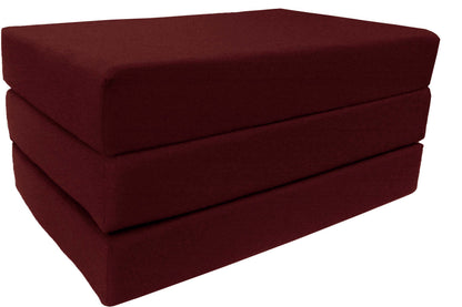 Tri Fold Foam Beds, Shikibutons, Foldable Ottoman Mattresses, High Foam Density 1.8 lbs