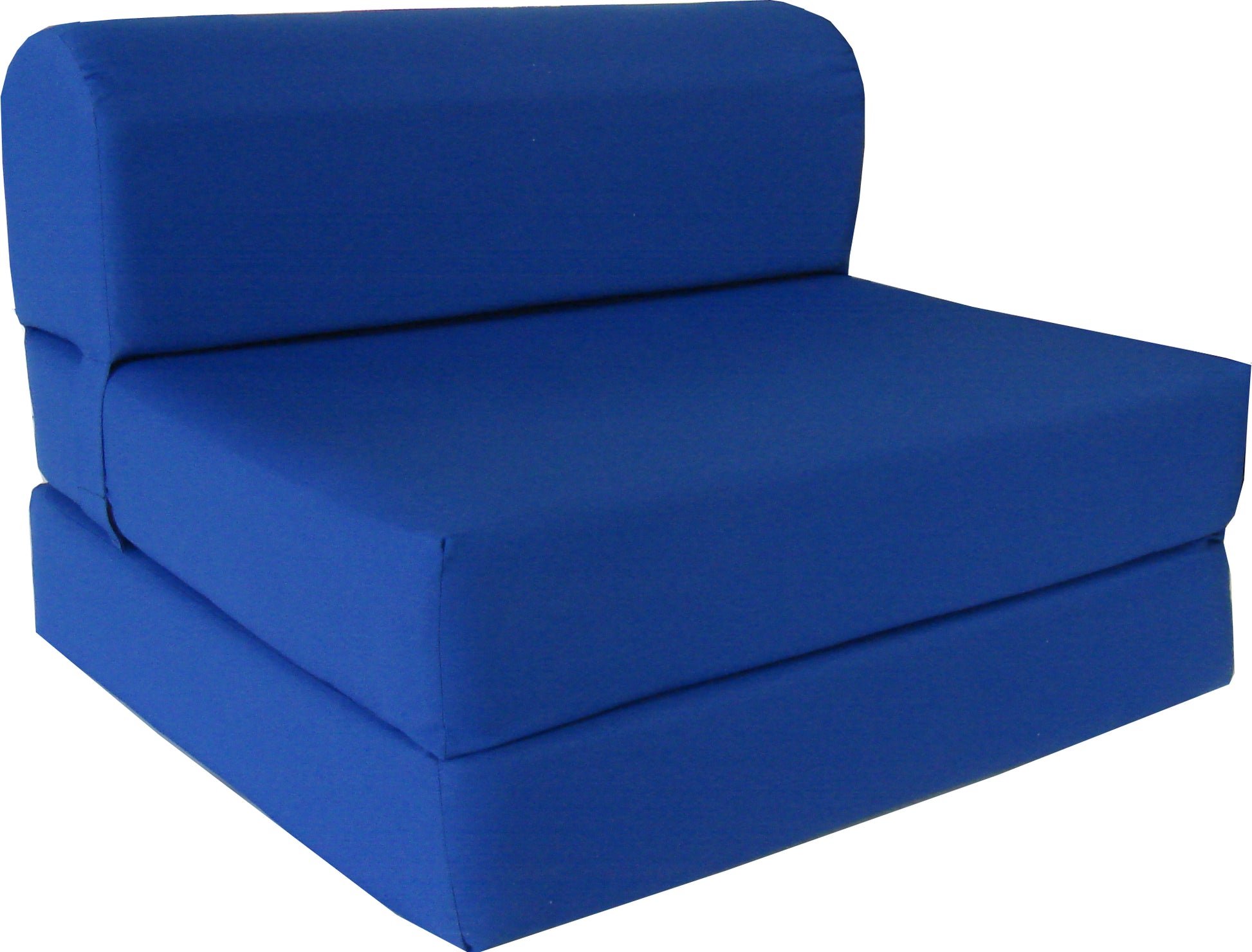 Burgundy 6 x 24 x 70 Sleeper Chair Folding Foam Bed, High Foam