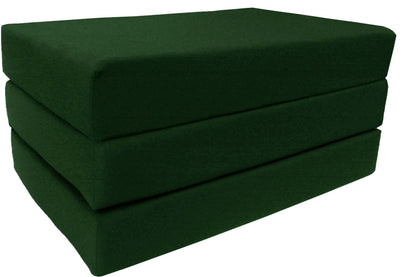 Tri Fold Foam Beds, Shikibutons, Foldable Ottoman Mattresses, High Foam Density 1.8 lbs
